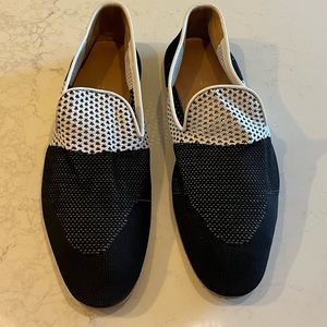 DRIES VAN NOTEN
PATCHWORK MESH KNIT LOAFERS